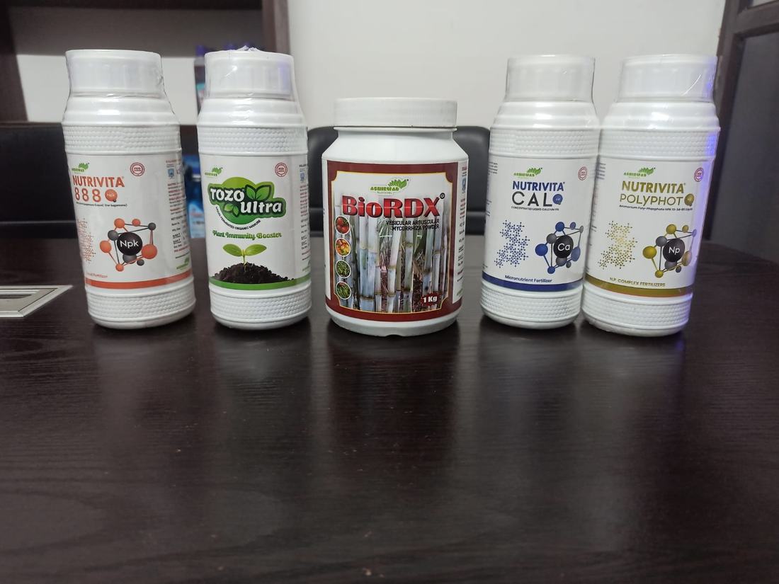Trimbak Organics के उत्पाद बॉटल्स